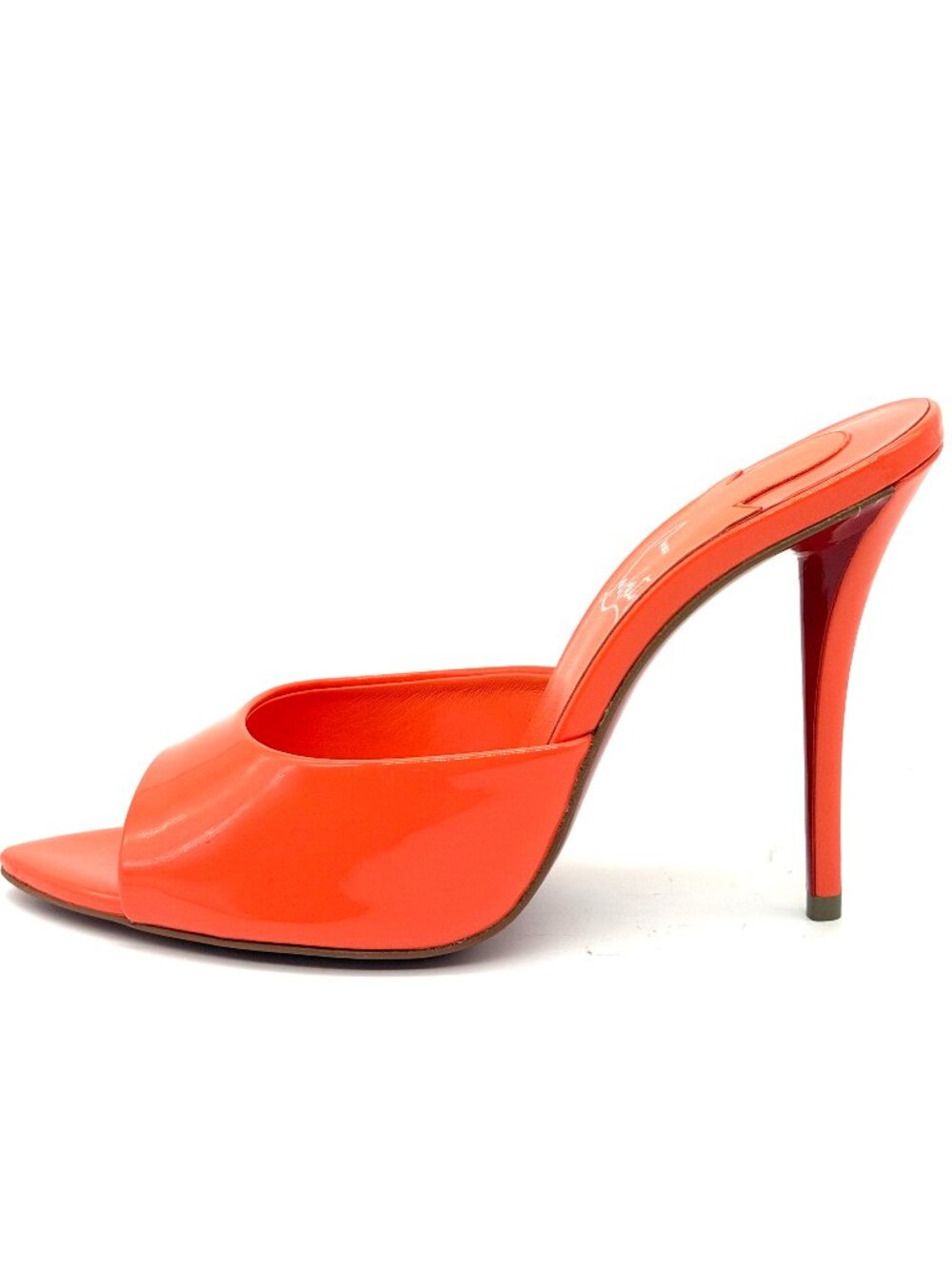 Christian Louboutin MISS Z MULE 100 Patent Leather Sandals Heels Caruzo - Picture 4 of 16